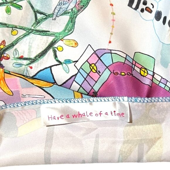 LUSH Limited Edition "Party Animals" 100% Recycled Polyester Knot Wrap, 27x27 - Picture 5 of 7